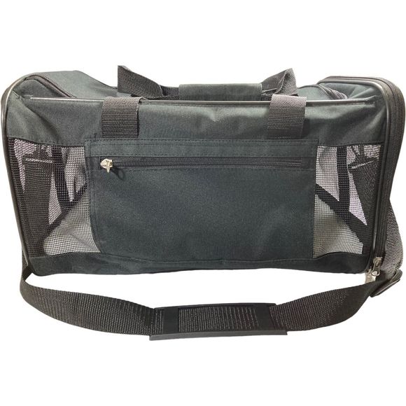 Trustypup Easy Explorer Travel Pet Carrier Airline Approved Medium Black EUC - Picture 1 of 8